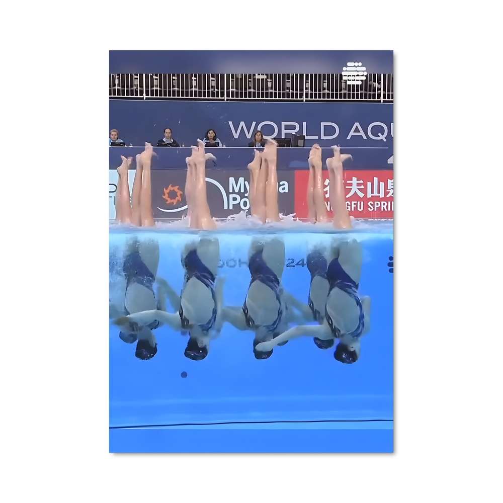 Poster Synchronized diving